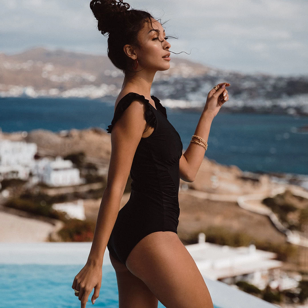 Riptide One-Piece, Black - Image 3