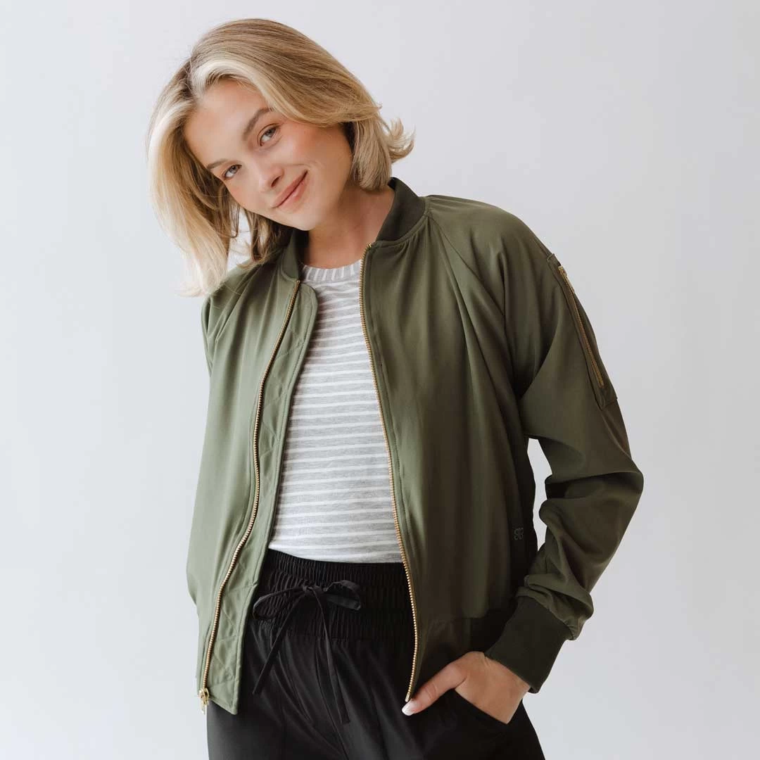 Sage Bomber Jacket - Image 10