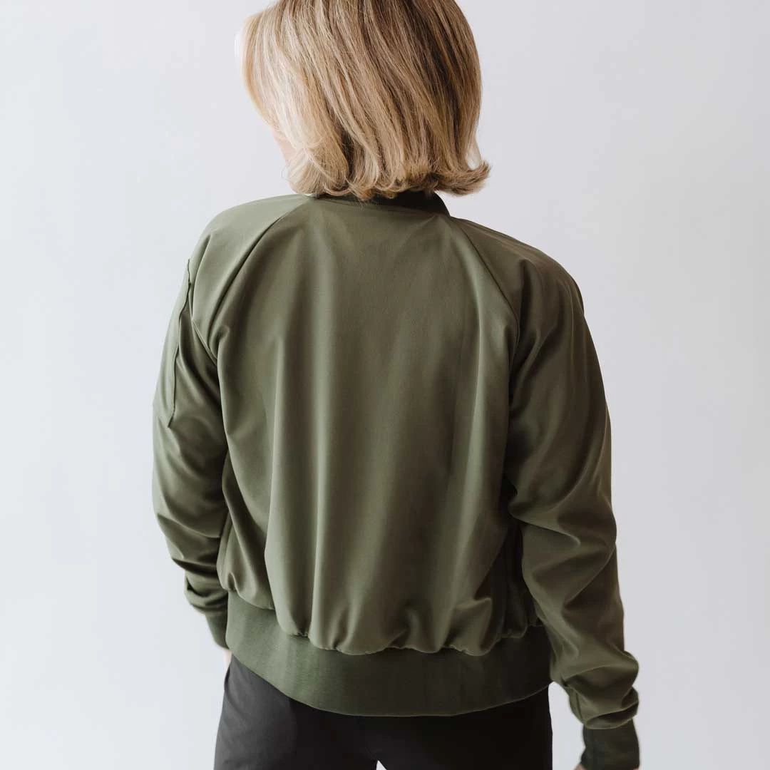 Sage Bomber Jacket - Image 8