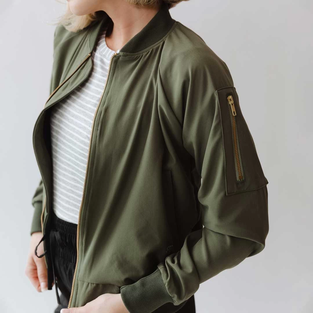 Sage Bomber Jacket - Image 7