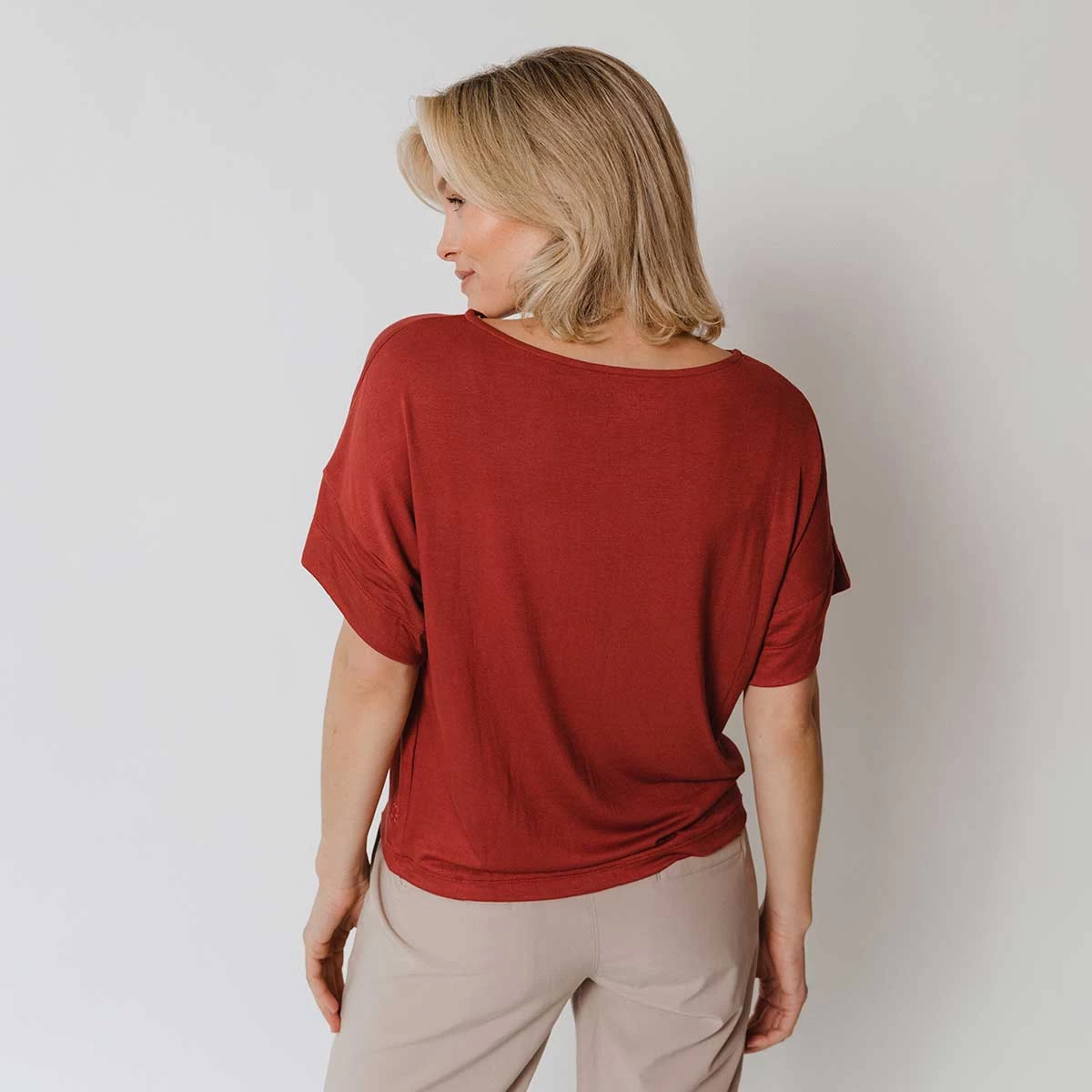 Boxy Tee, Pale Brick - Image 2