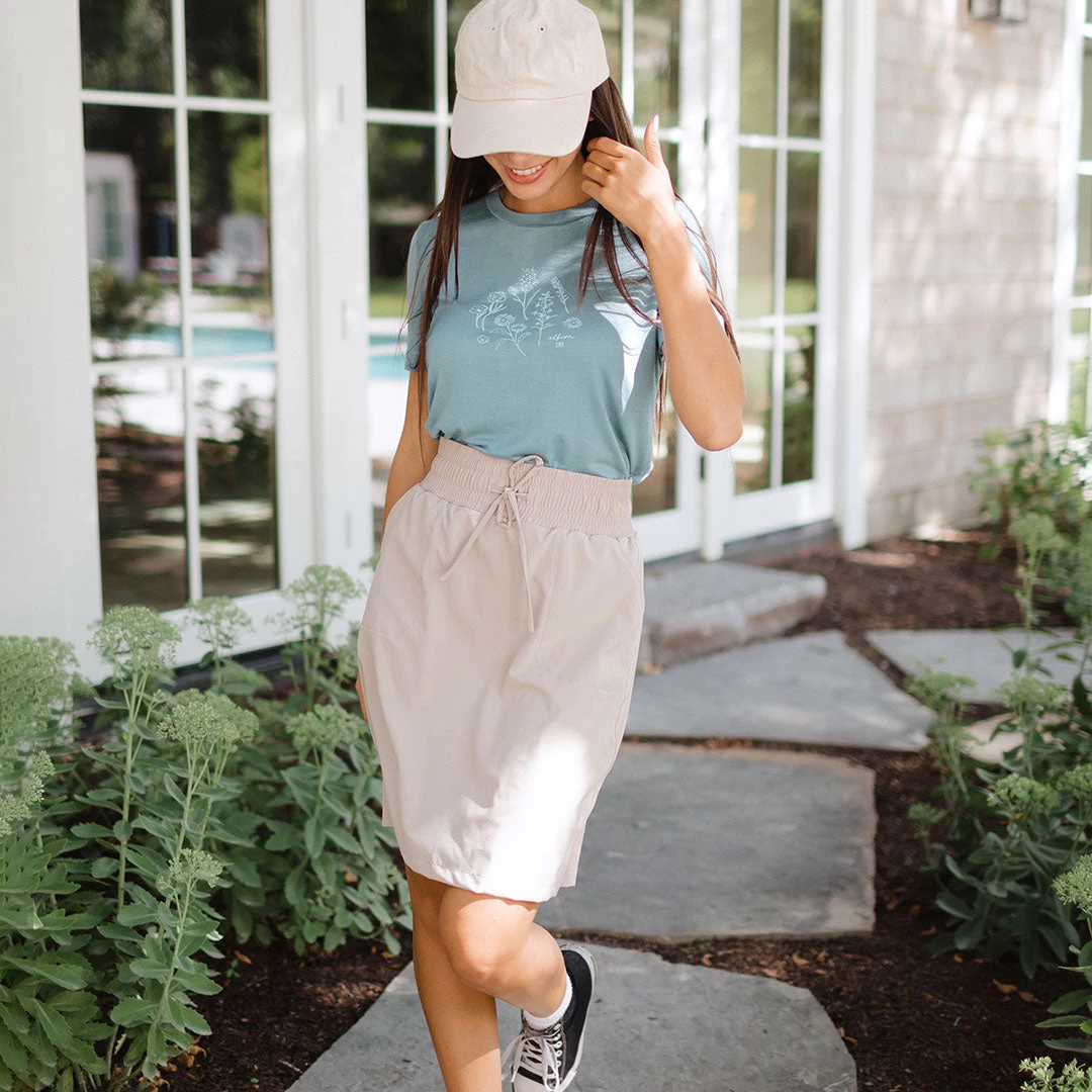 Wildflower Tee, Blue - Image 5