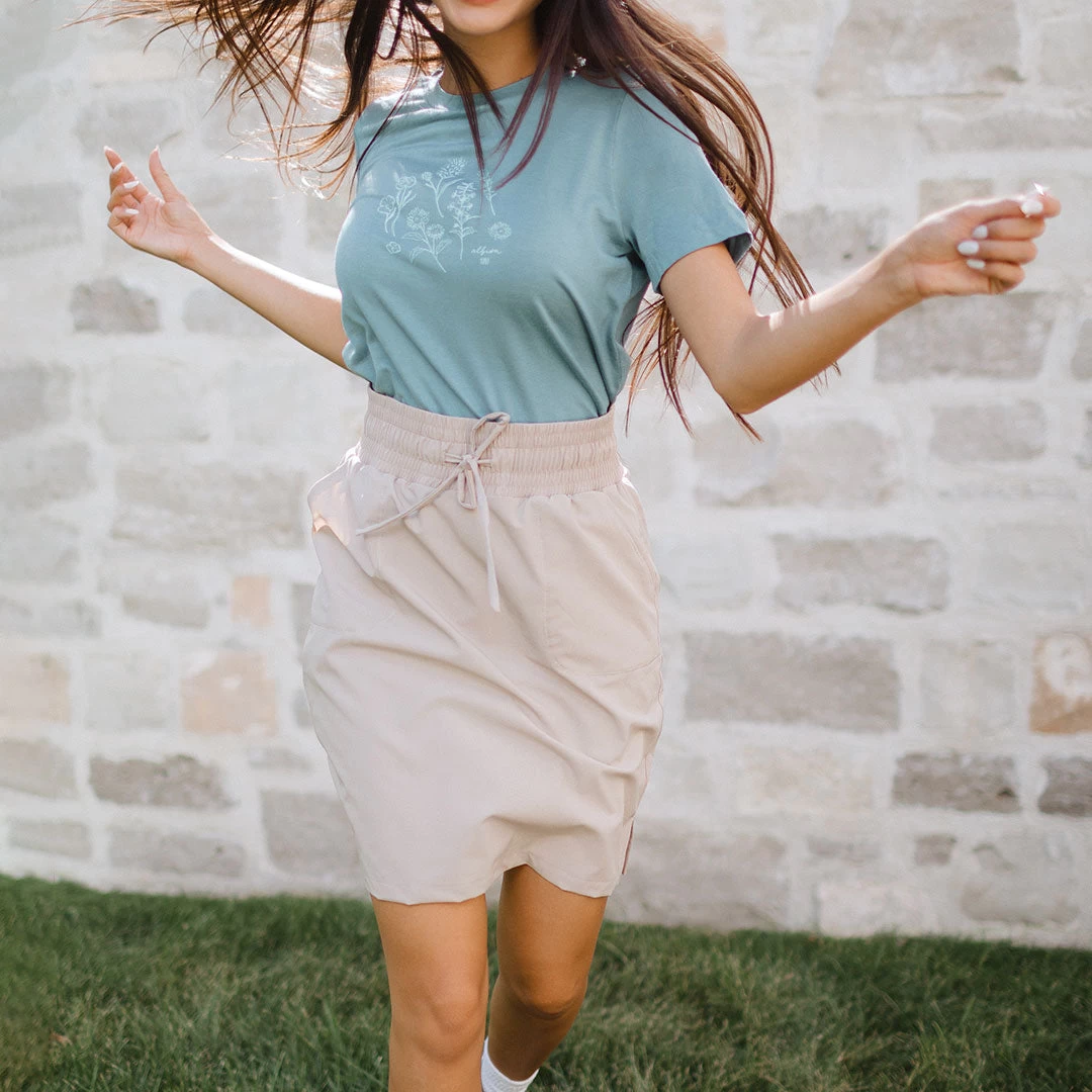 Wildflower Tee, Blue - Image 6