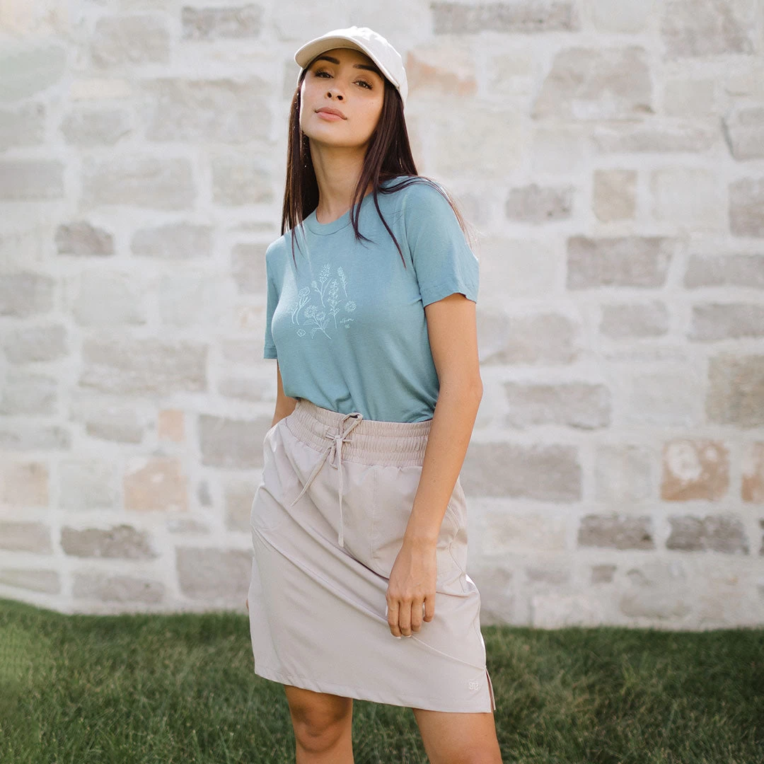 Wildflower Tee, Blue - Image 3