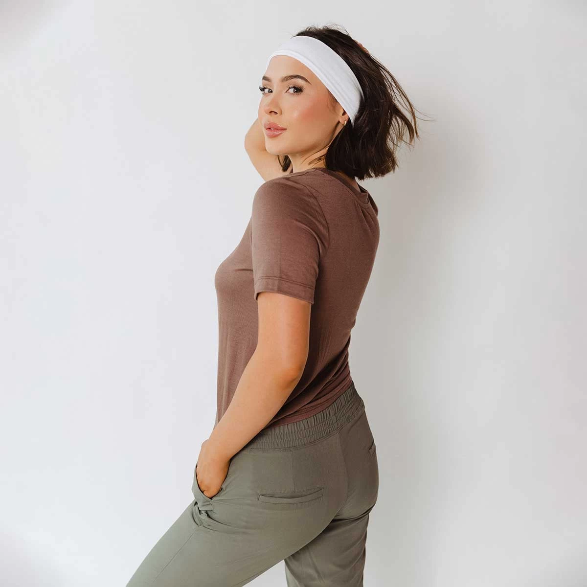 Boyfriend Tee, Cocoa - Image 3