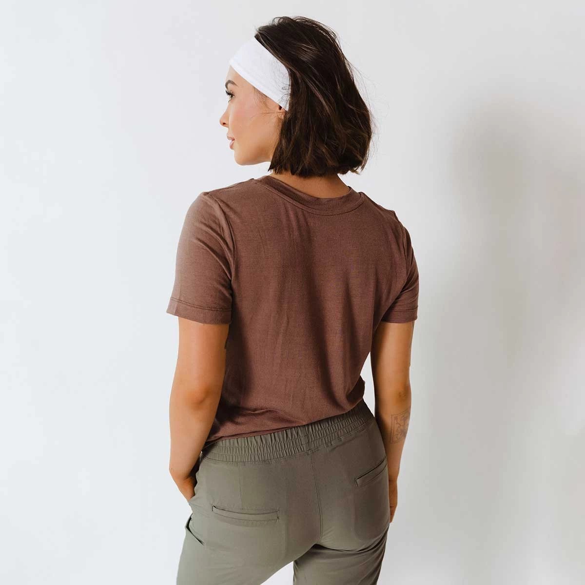 Boyfriend Tee, Cocoa - Image 2