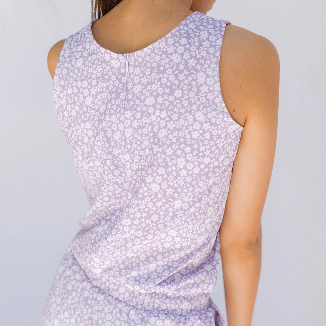 Lilac Tank Romper - Image 5