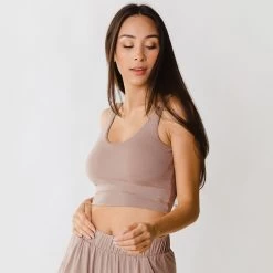 Serenity Focus Tank, Mocha