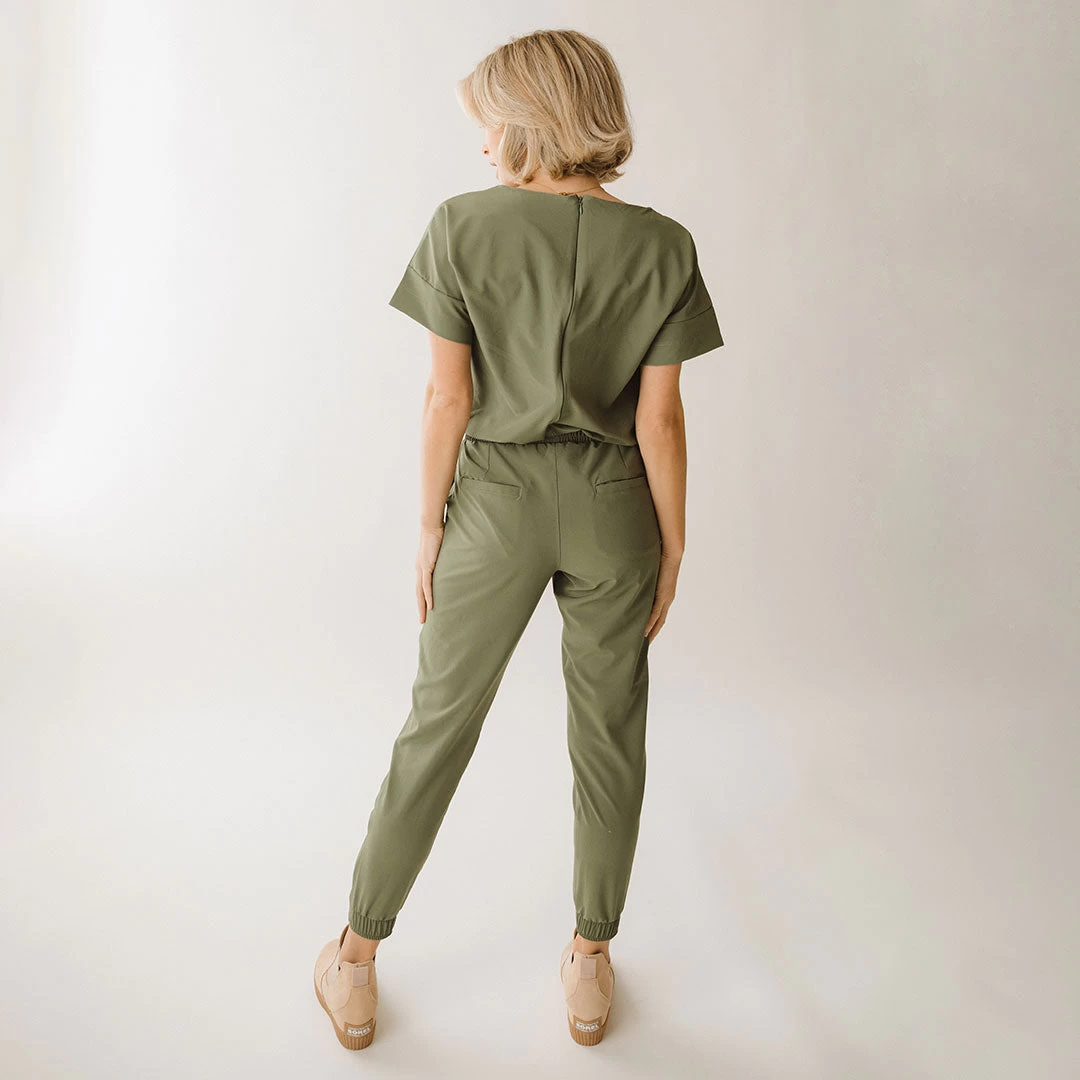Everyday Jumpsuit, Sage - Image 6