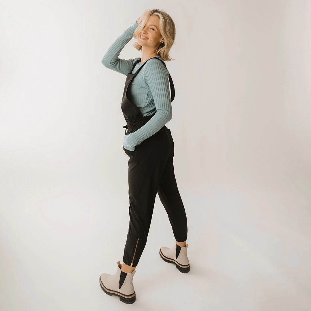 Black Classic Overall Jumpsuit - Image 4