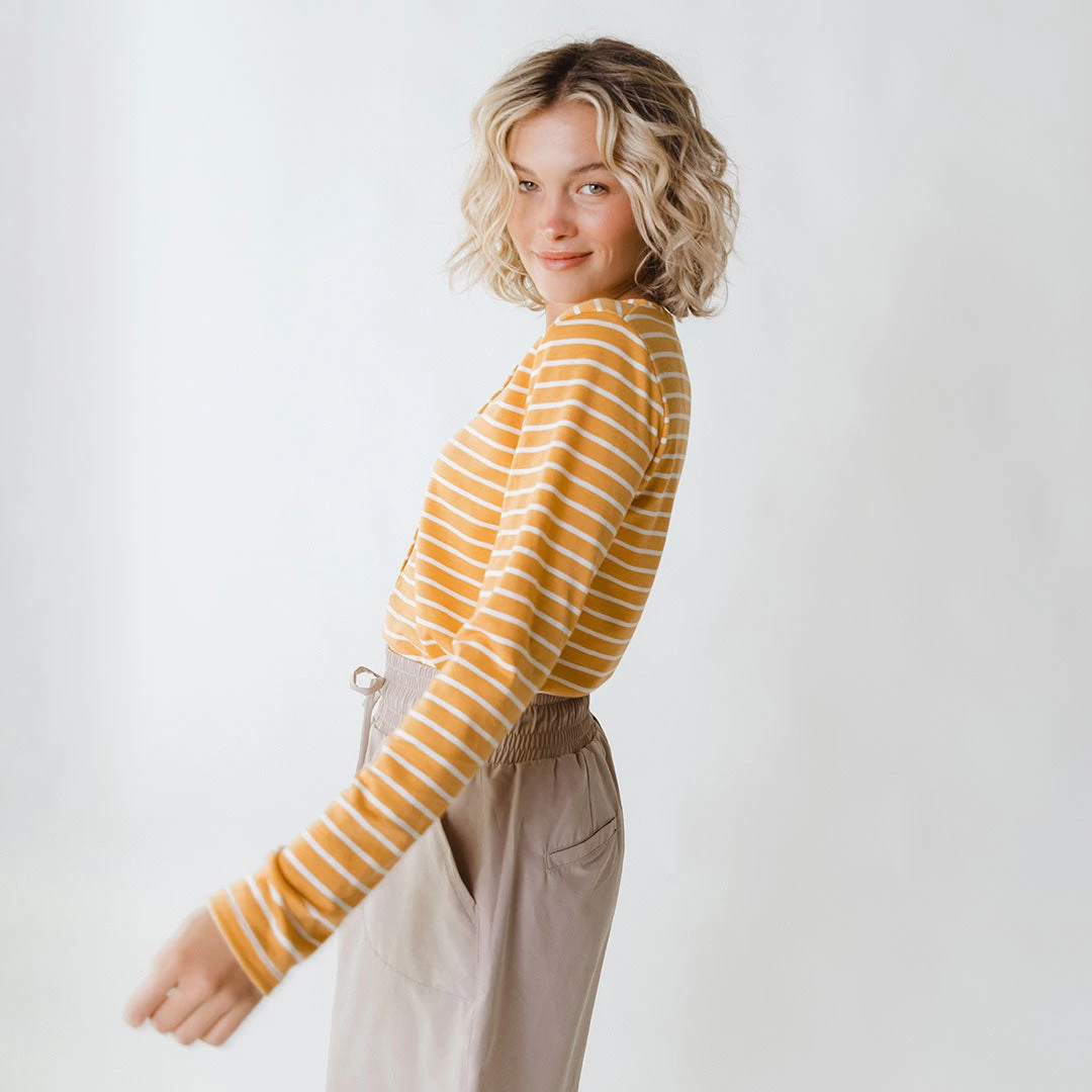 Henley, Mustard - Image 9