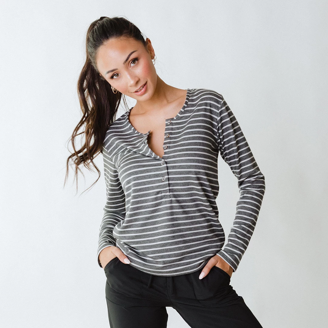 Henley, Charcoal - Image 2