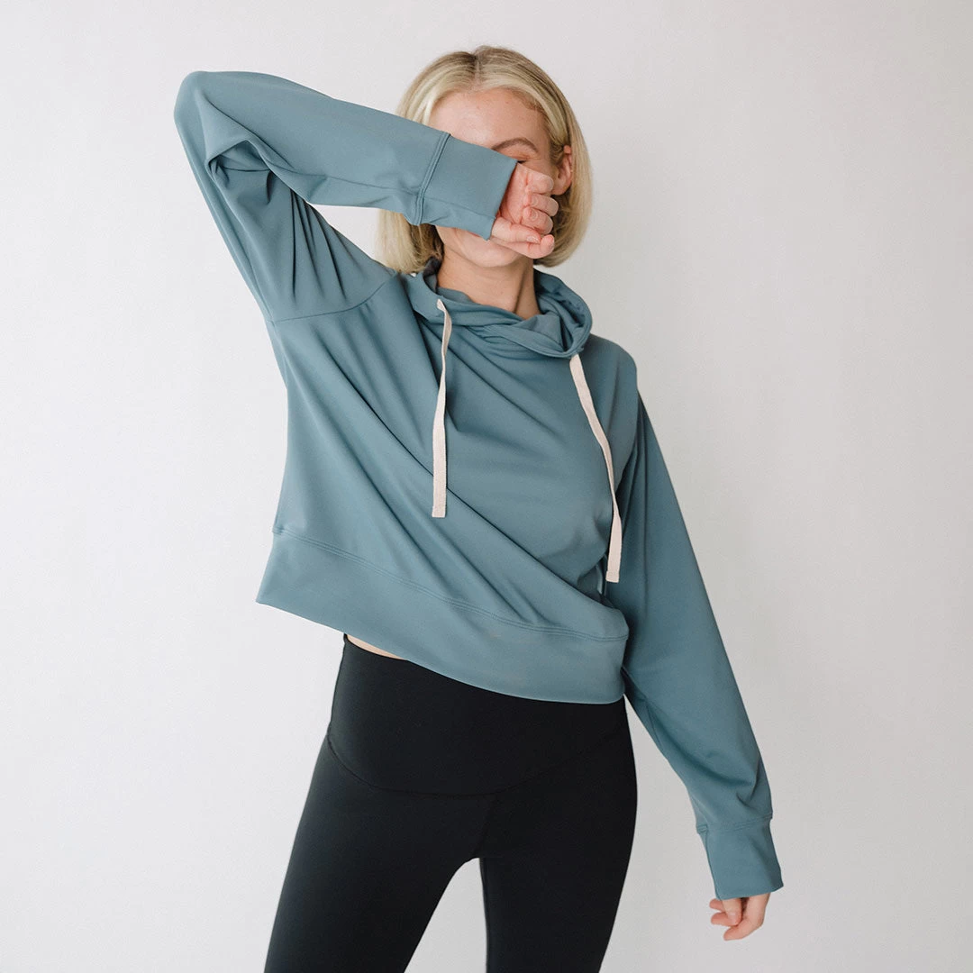 Intention Hoodie, Blue Grey - Image 3