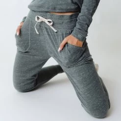 Cabin Fever Joggers, Heather Grey