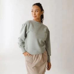 Atlas Ribbed Sweater, Grey