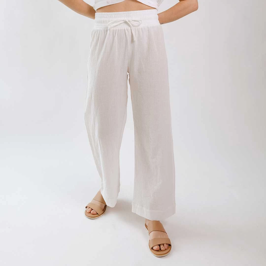 Cabana Pants, White