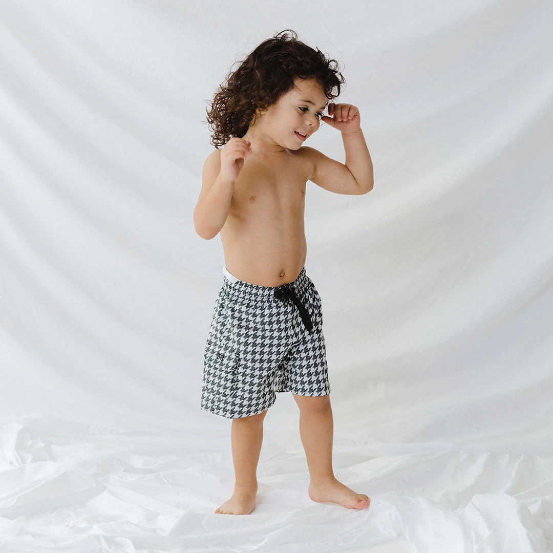 Houndstooth Jr. Swim Trunks - Image 3