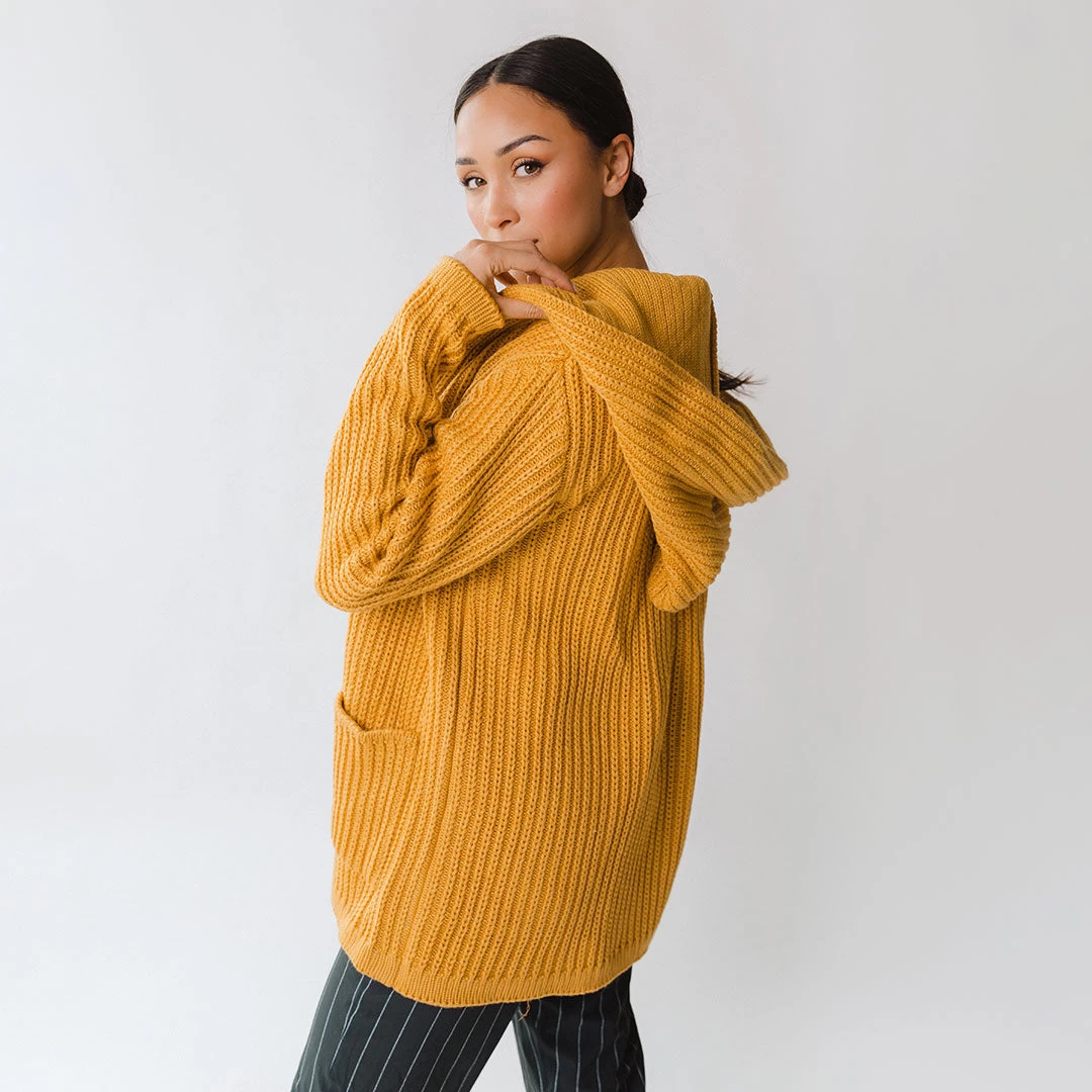 Vermont Cardigan, Yellow - Image 5