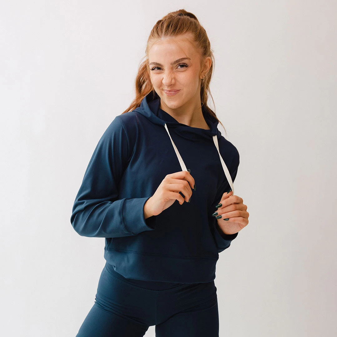 Intention Hoodie, Navy - Image 5