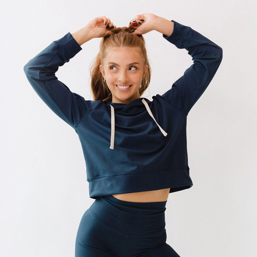 Intention Hoodie, Navy - Image 7