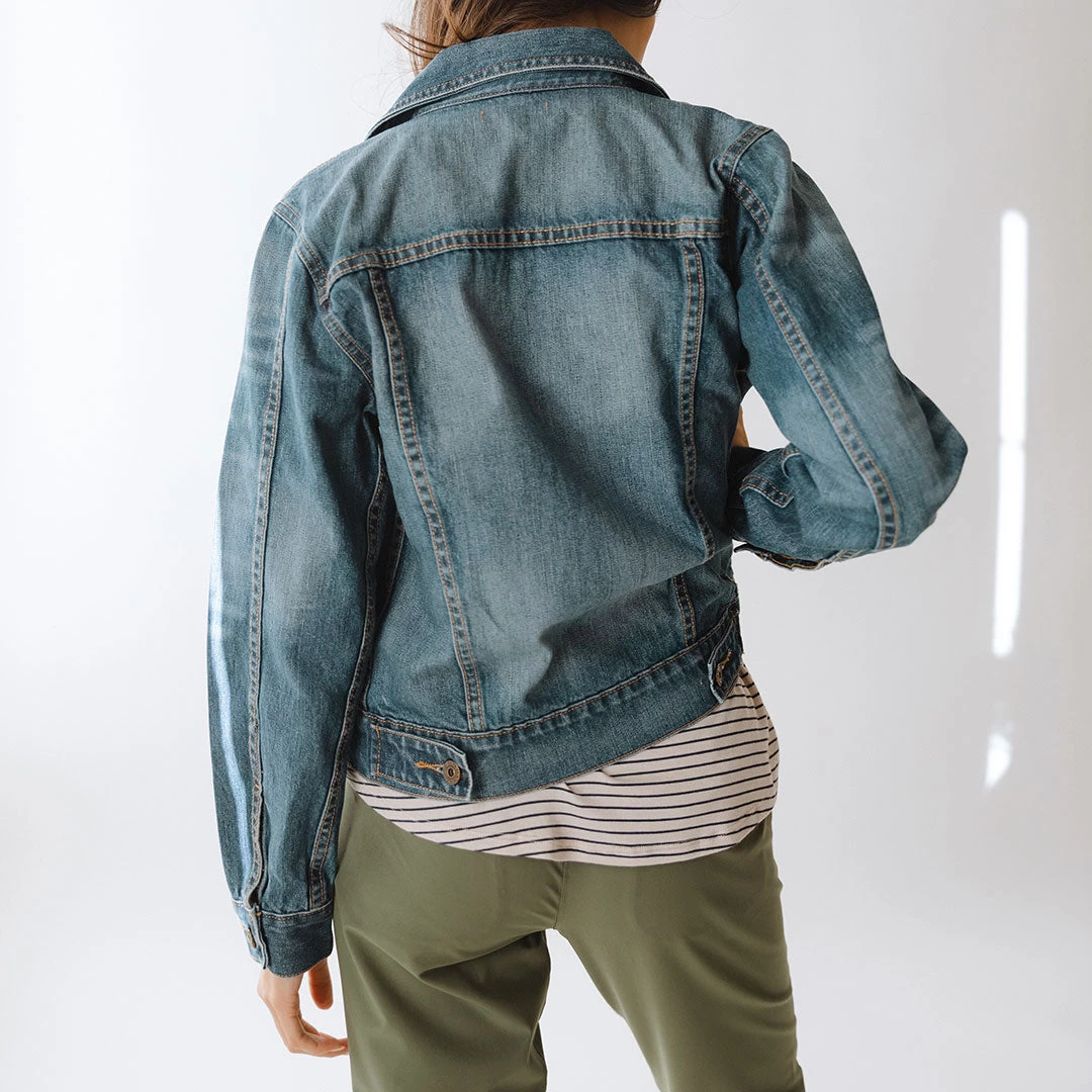 Morgan Classic Denim Jacket - Image 5