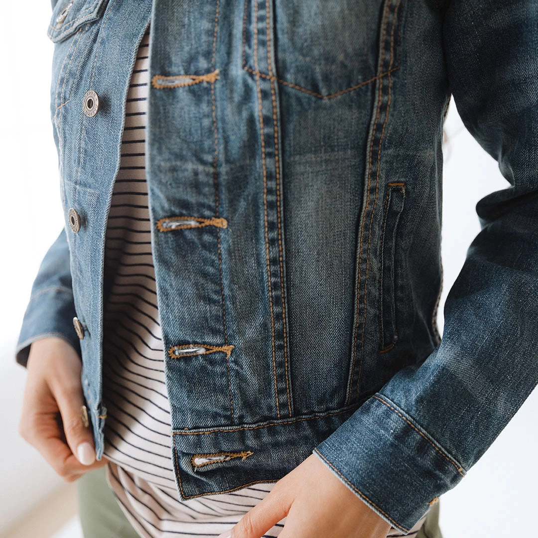 Morgan Classic Denim Jacket - Image 10