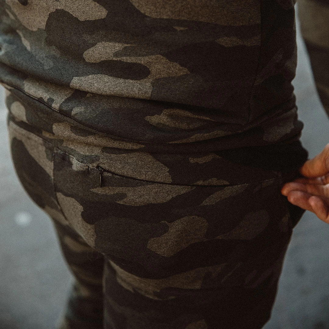 Men's At Ease Joggers, Green Camo - Image 11