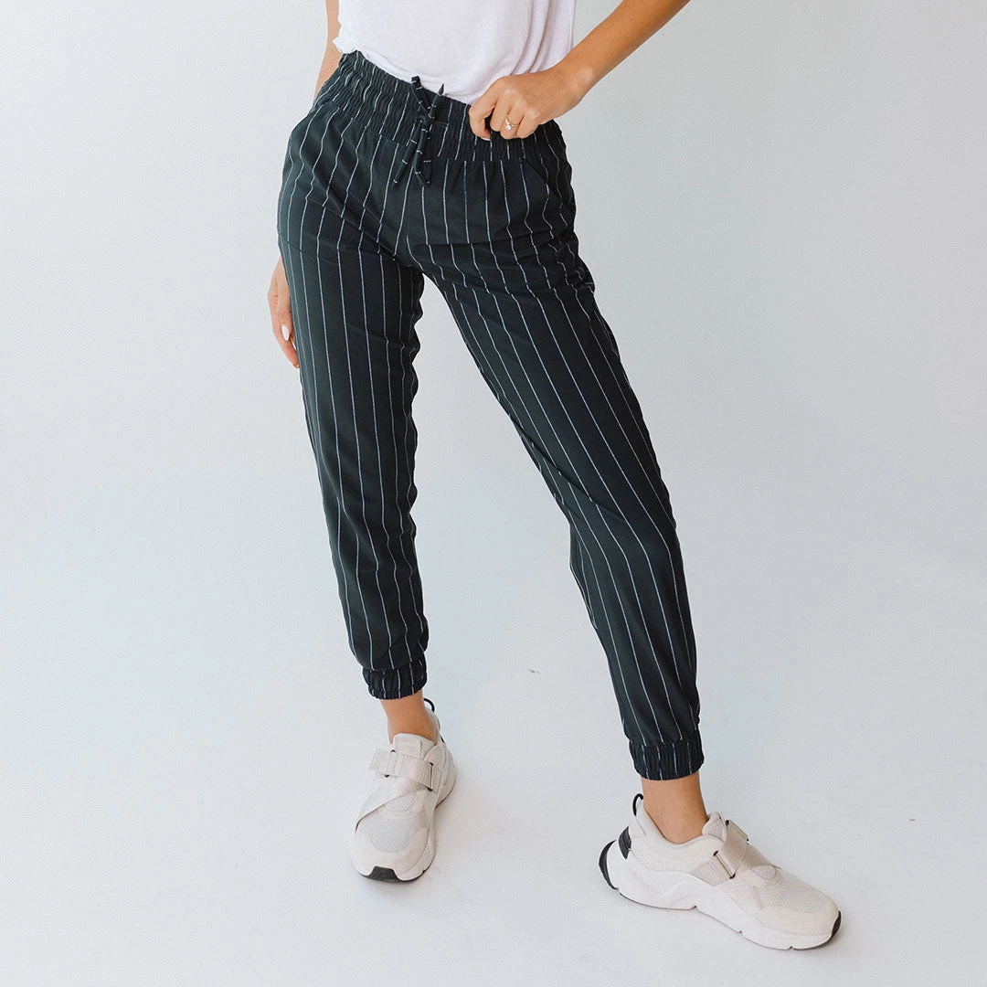 Destination Joggers, Navy Pinstripe - Image 9