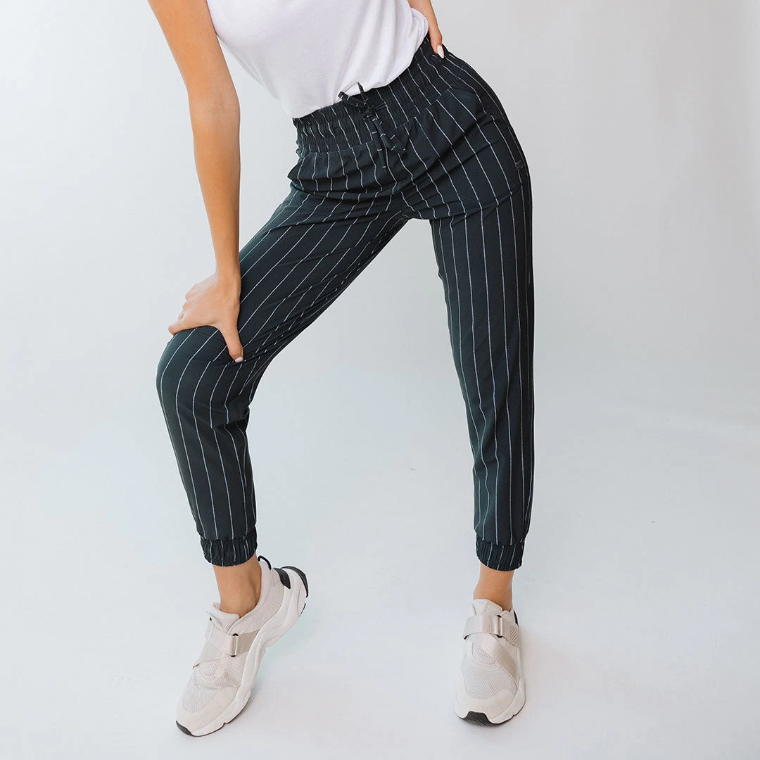 Destination Joggers, Navy Pinstripe - Image 8