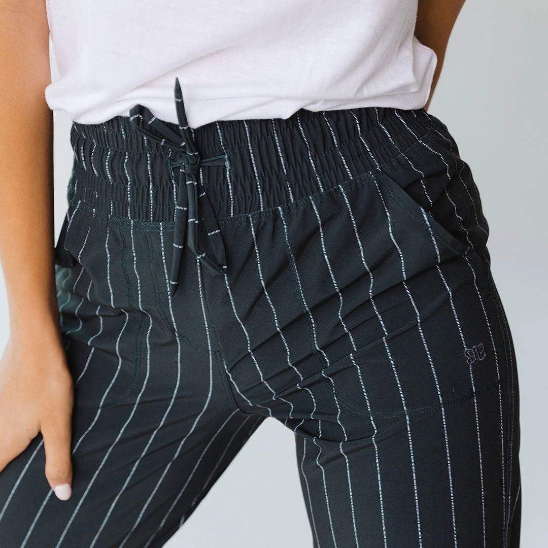 Destination Joggers, Navy Pinstripe - Image 11