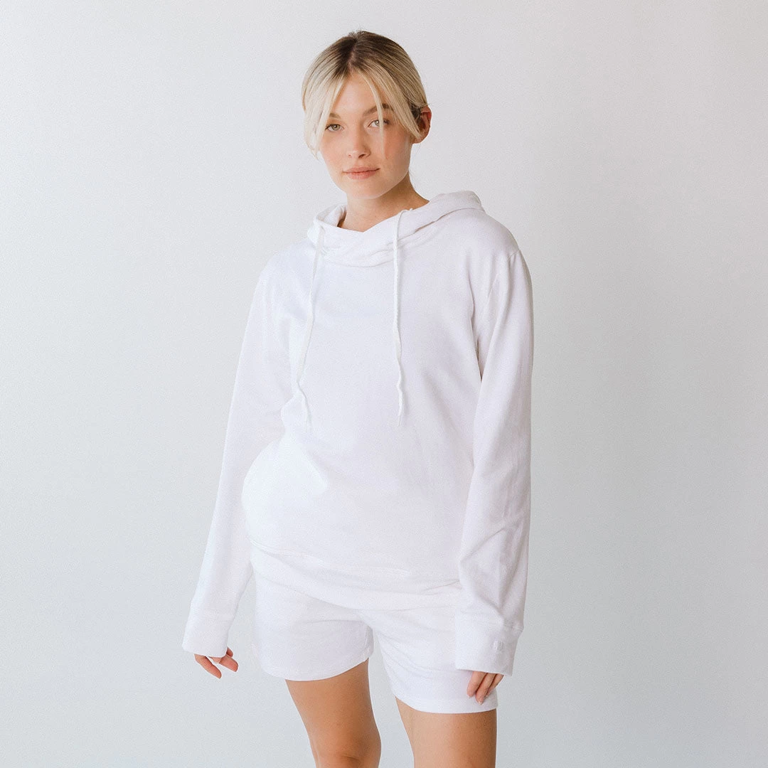 Boyfriend Shorts, White - Image 5