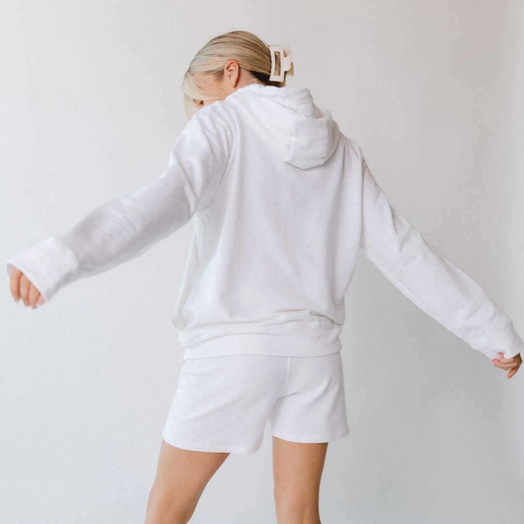 Boyfriend Shorts, White - Image 7