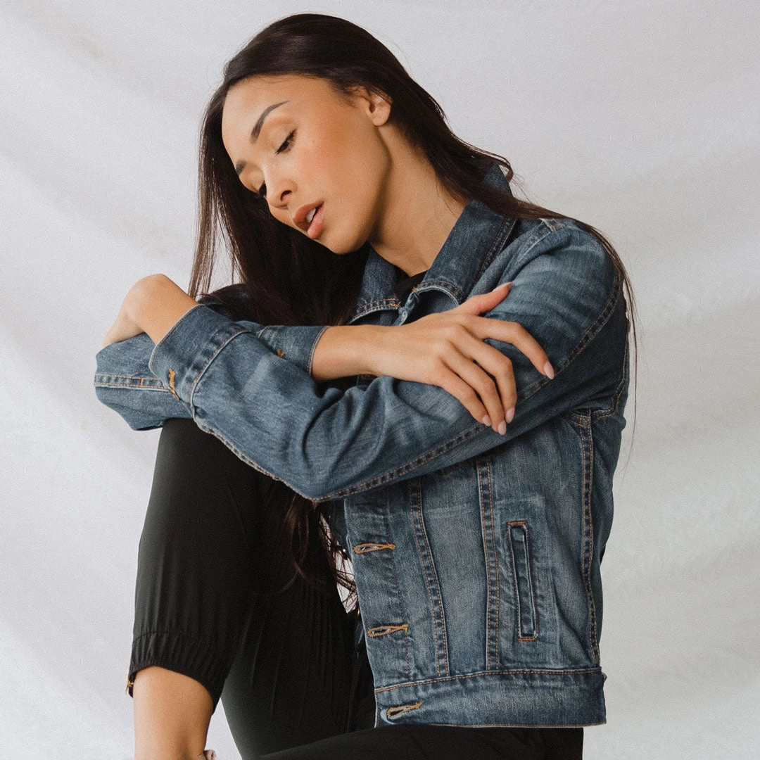 Morgan Classic Denim Jacket - Image 6