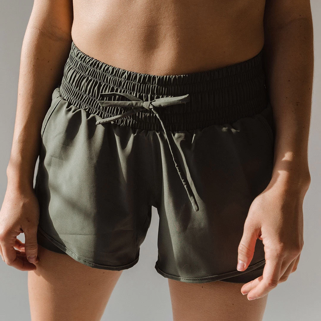 Lunge Shorts, Olive - Image 5