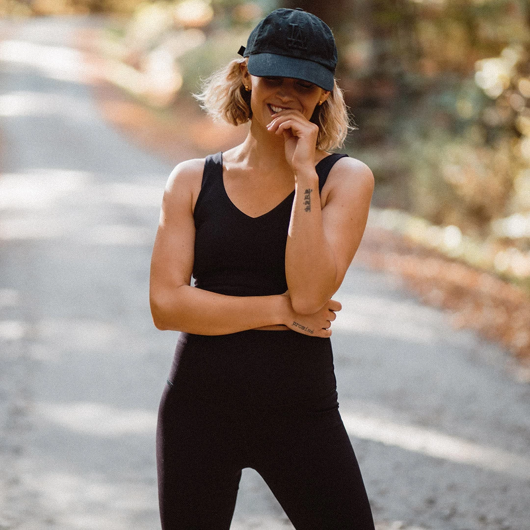 Intention Compression 3/4 Leggings, Black - Image 4