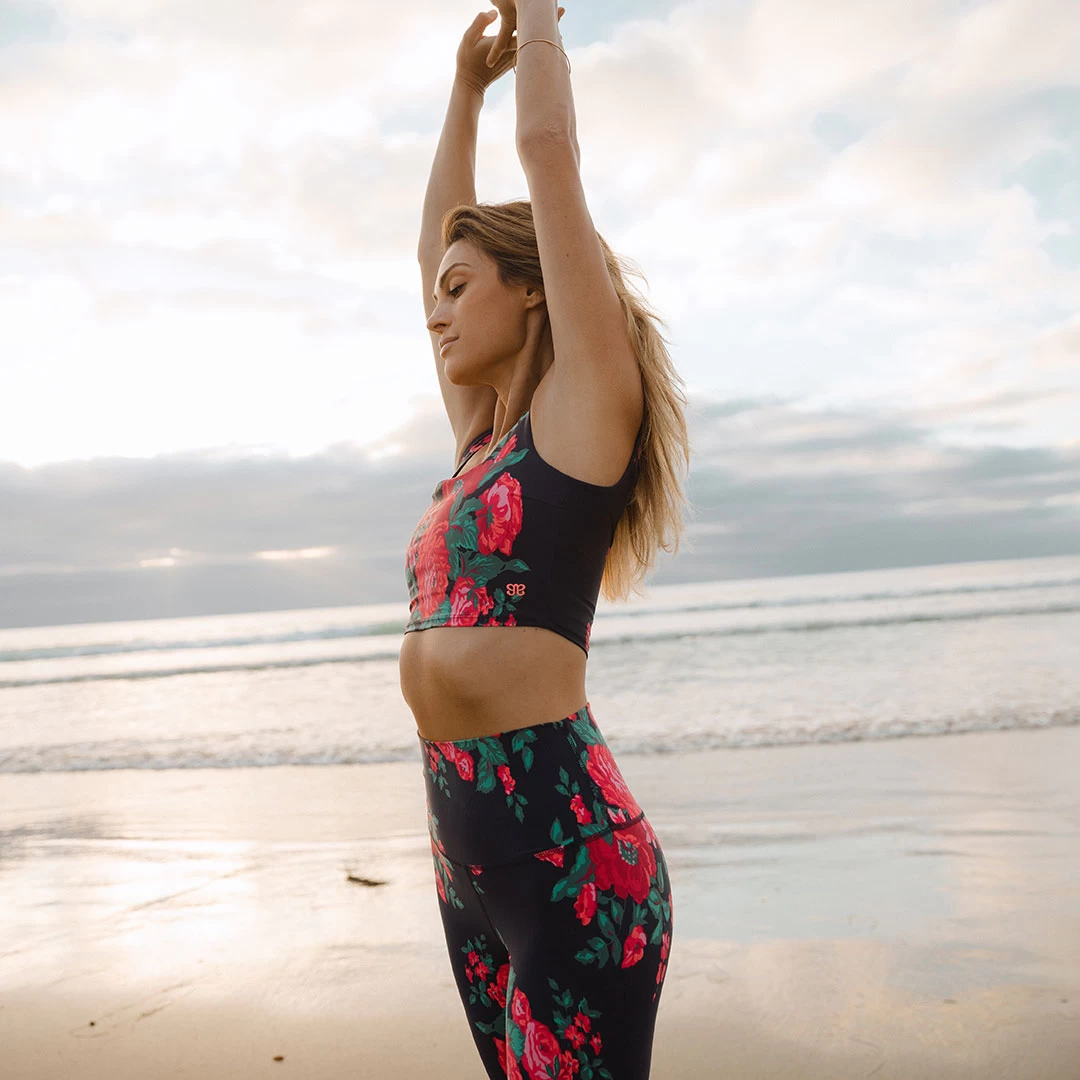 Intention Compression High-Waisted Leggings, Antigua - Image 4