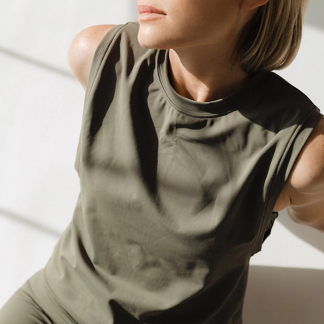Venus Tank, Olive - Image 2