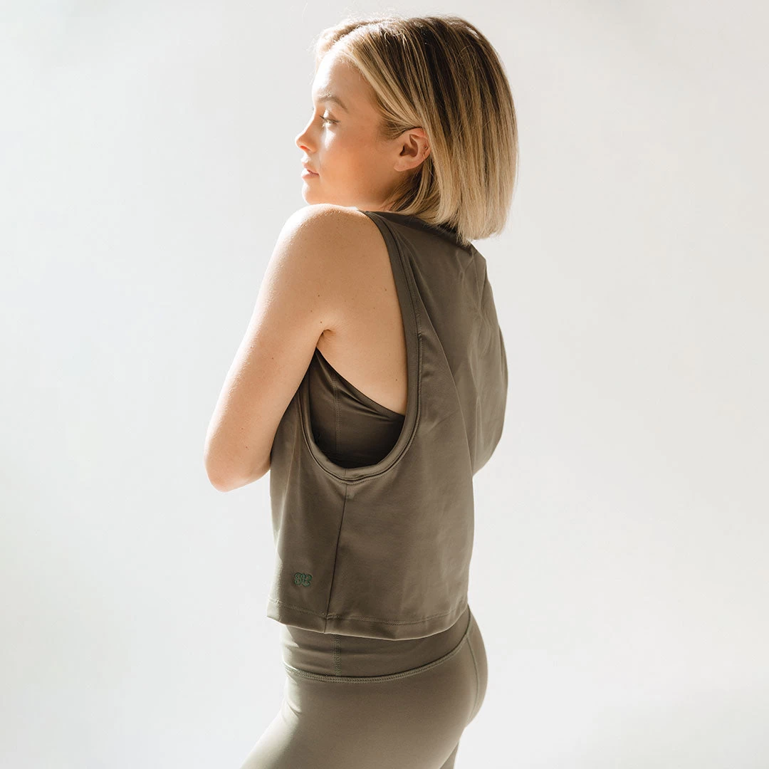Venus Tank, Olive - Image 3
