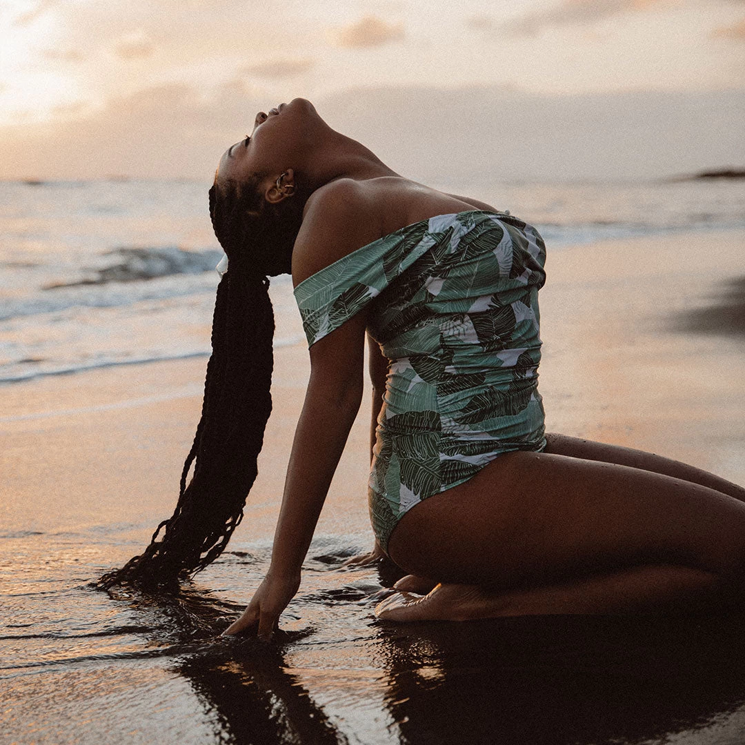 The Palm Off Shoulder One-Piece - Image 3