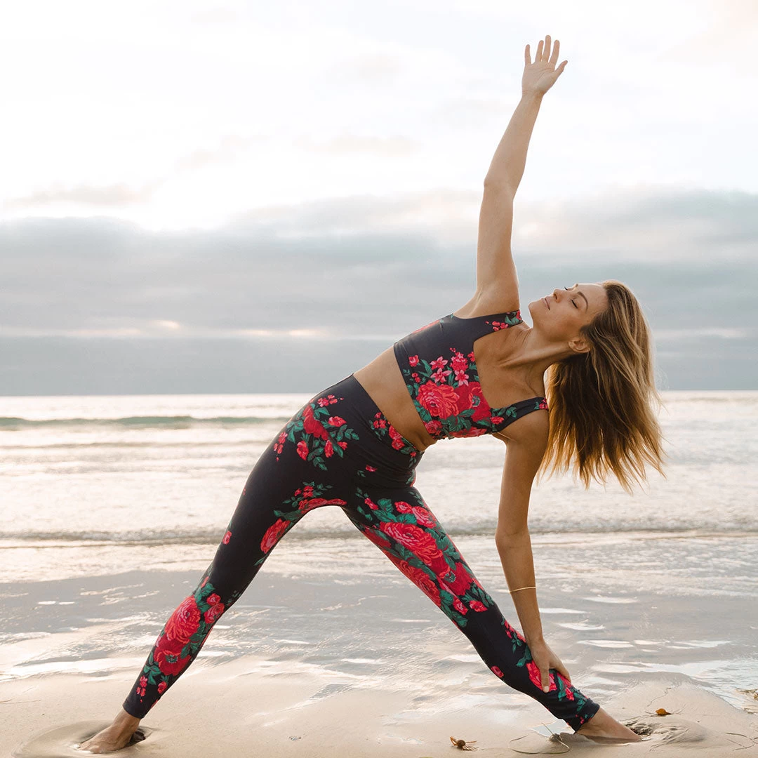 Intention Compression High-Waisted Leggings, Antigua - Image 3