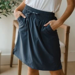 The Away Skirt, Indigo