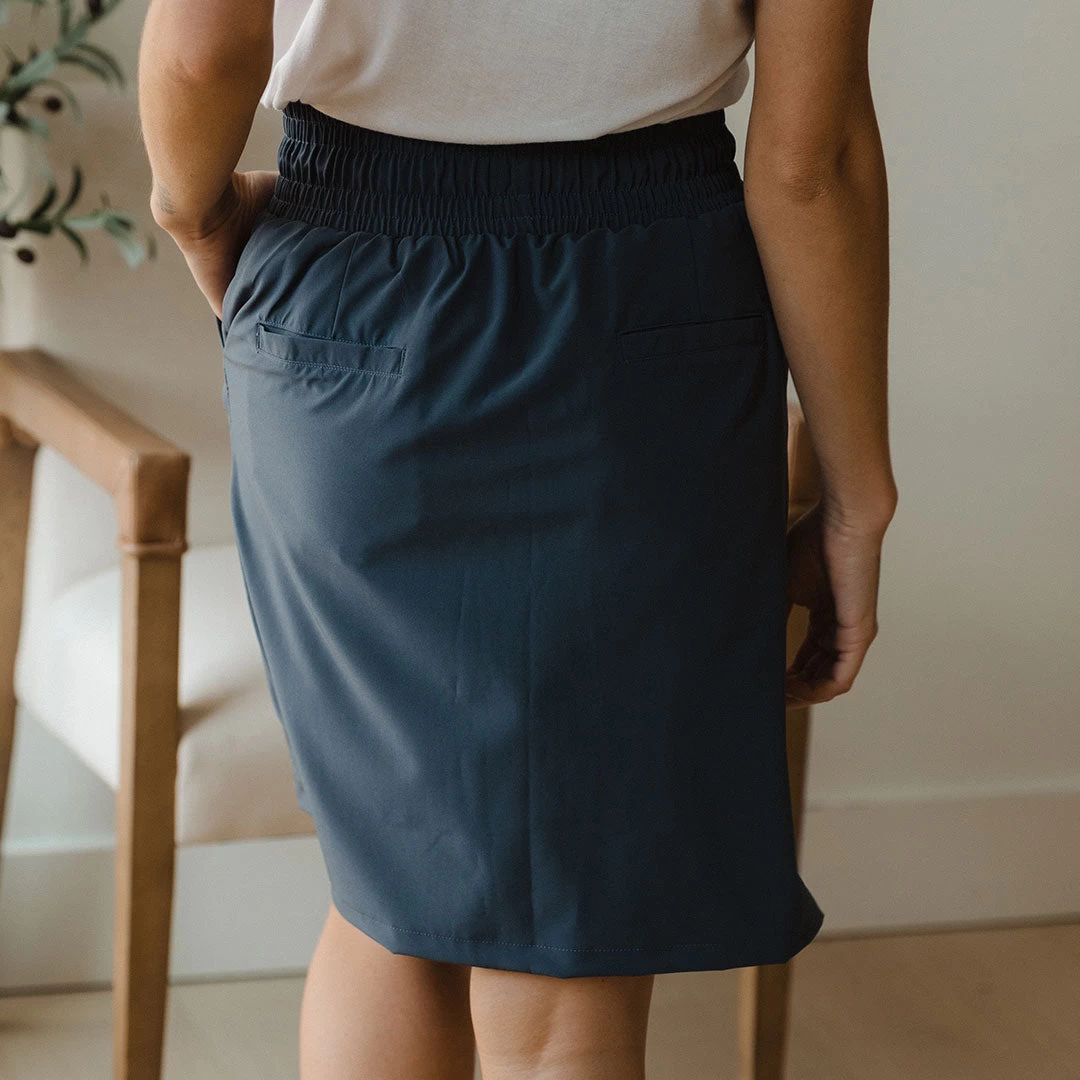 The Away Skirt, Indigo - Image 3