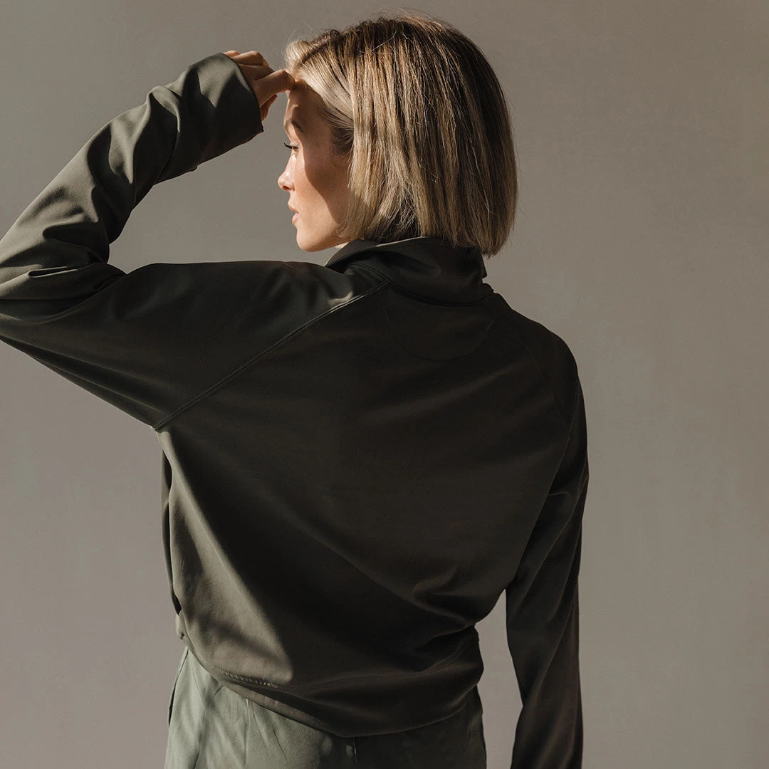 The Gotta Run 1/4 Zip, Olive - Image 6