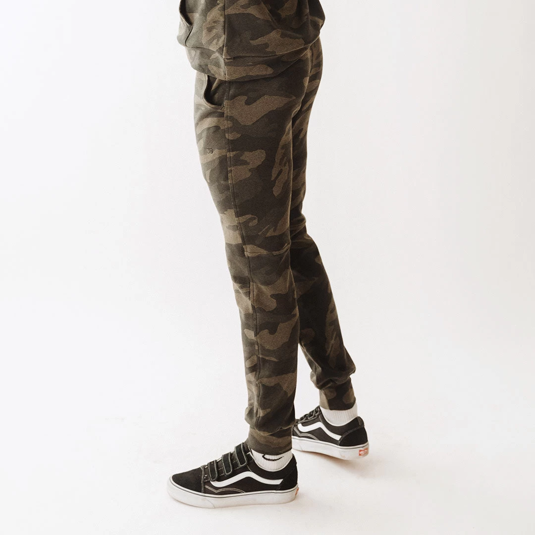 Men's At Ease Joggers, Green Camo - Image 3
