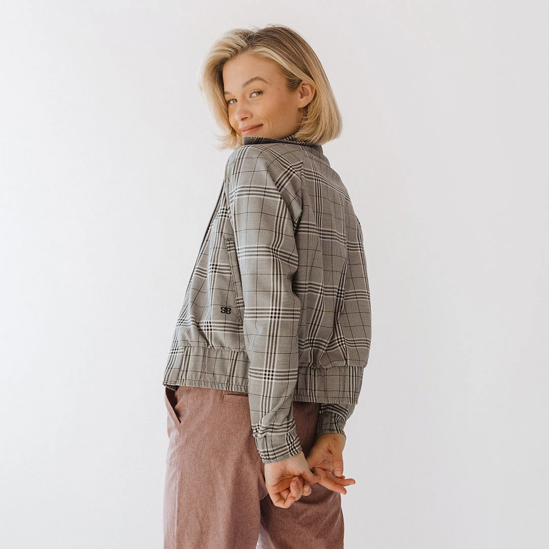 Dagny Plaid Bomber - Image 4