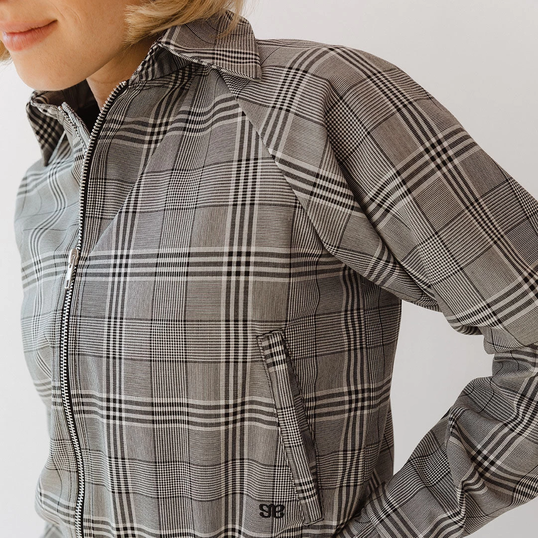 Dagny Plaid Bomber - Image 3