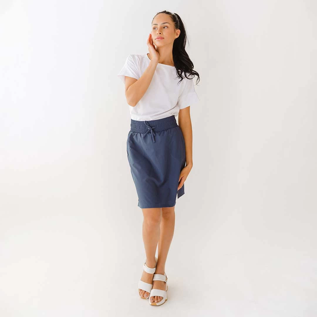 The Away Skirt, Indigo - Image 9