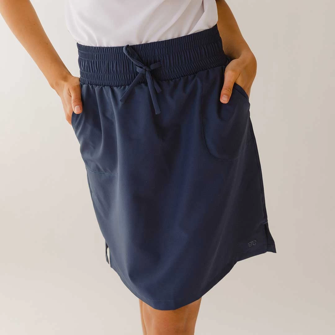 The Away Skirt, Indigo - Image 5