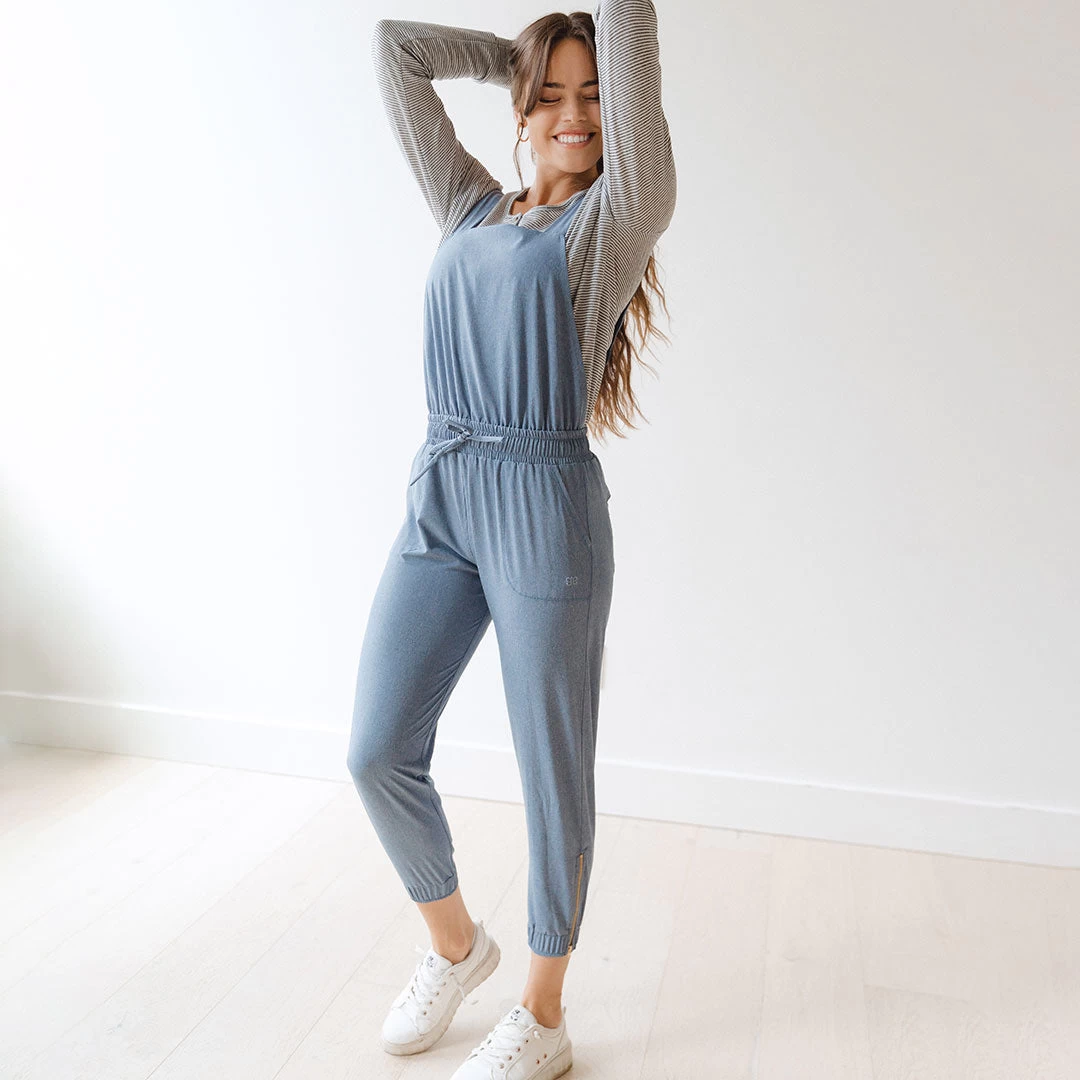 Light Chambray Classic Overall Jumpsuit - Image 2
