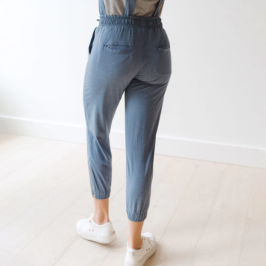 Light Chambray Classic Overall Jumpsuit - Image 3